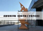 成都锻铜浮雕（锻铜浮雕工艺制作流程）
