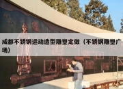 成都不锈钢运动造型雕塑定做（不锈钢雕塑广场）